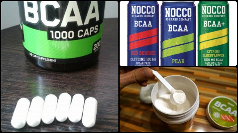 Виды BCAA