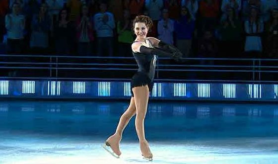Ирина Слуцкая в шоу «Ледниковый период» (2013 год)