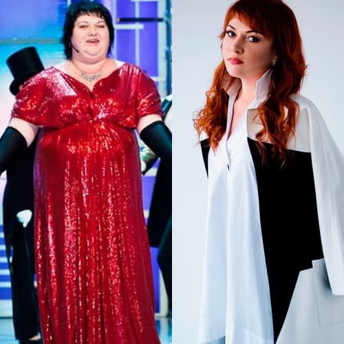 Ольга Картункова до и после похудания