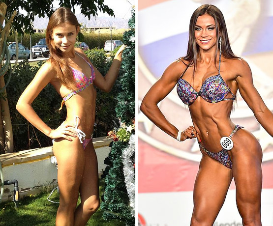 Алена Ярован, фитнес-бикини, фото до и после