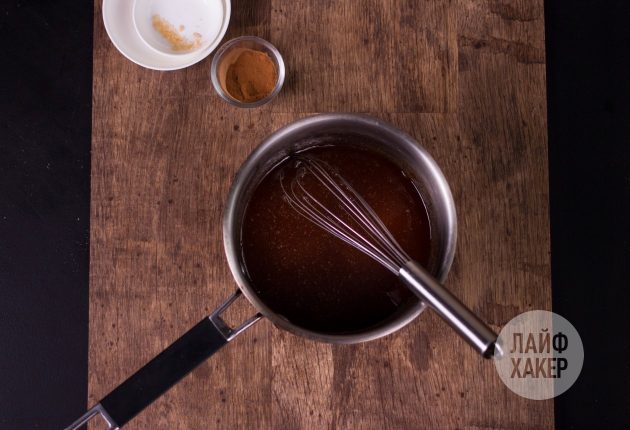 Гранола — сварите медово-сахарный сироп