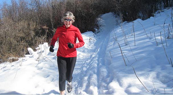 бег зимой за здоровьем или за экстримом 