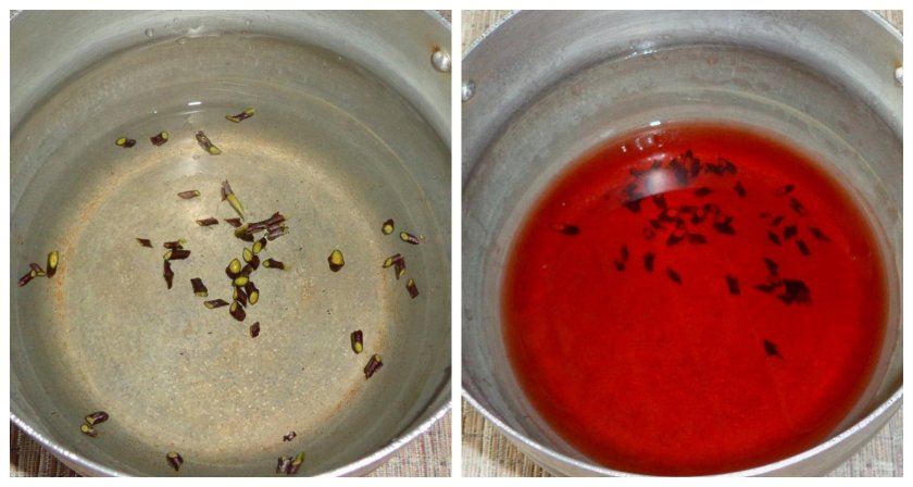 Приготовление чая из вишнёвых веточек