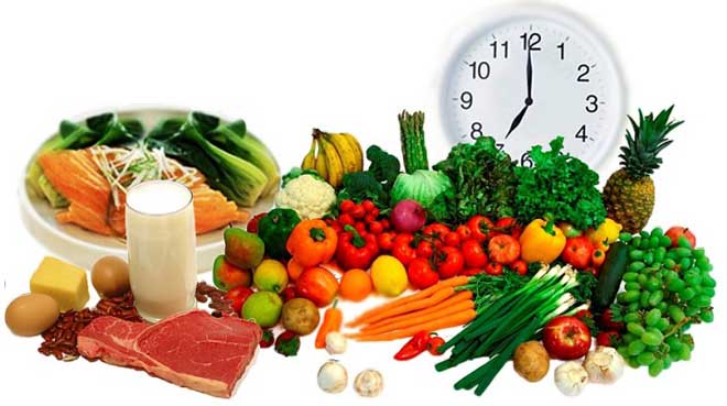 Оптимальным является четырехразовое питание, когда прием пищи происходит с интервалом в 4-5 часов в одно и то же время.