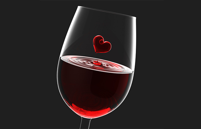 красное вино для сердца