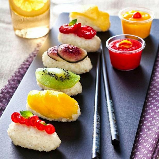 Фото Необычные фруктовые суши
