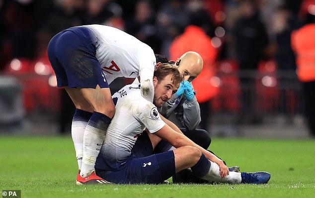 Ankle ligament damage meant that Kane was originally supposed to be out for two months