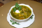 Суп с гречкой и солеными огурцами