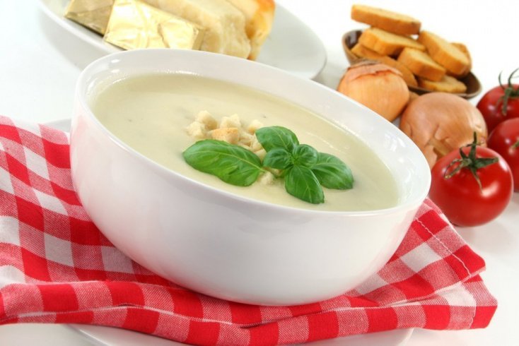 Сырный суп для правильного питания и похудения