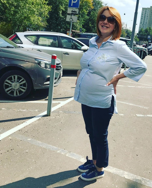 Ирина Слуцкая долго скрывала беременность