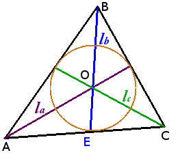 Окружность вписанная в треугольник