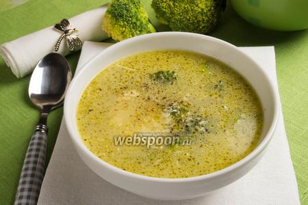 Фото рецепта Суп из брокколи