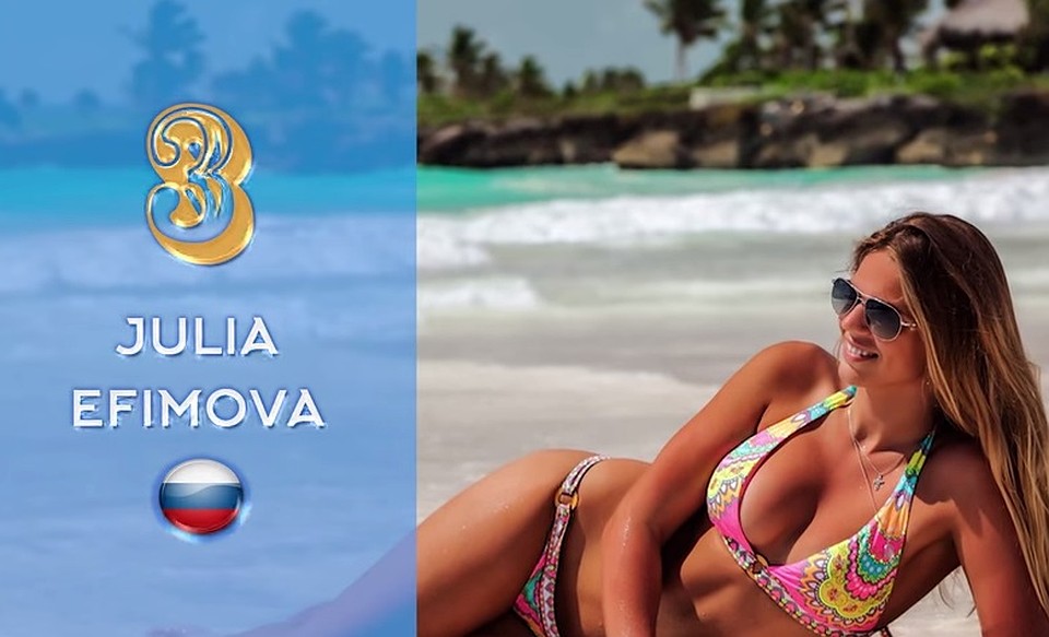 Наша Юлия Ефимова - еще одна рекордсменка рейтинга самых сексуальных пловчих мира. 