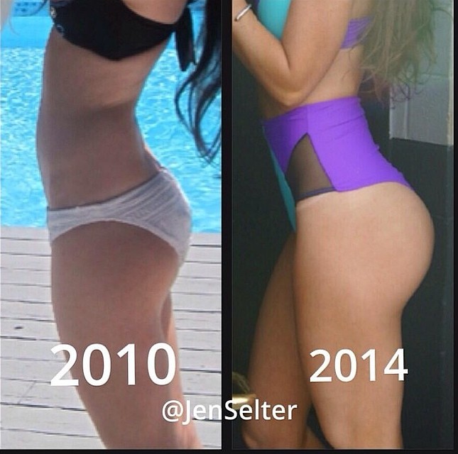 Джен Селтер "до и после". Фото: Инстаграм @jenselter 