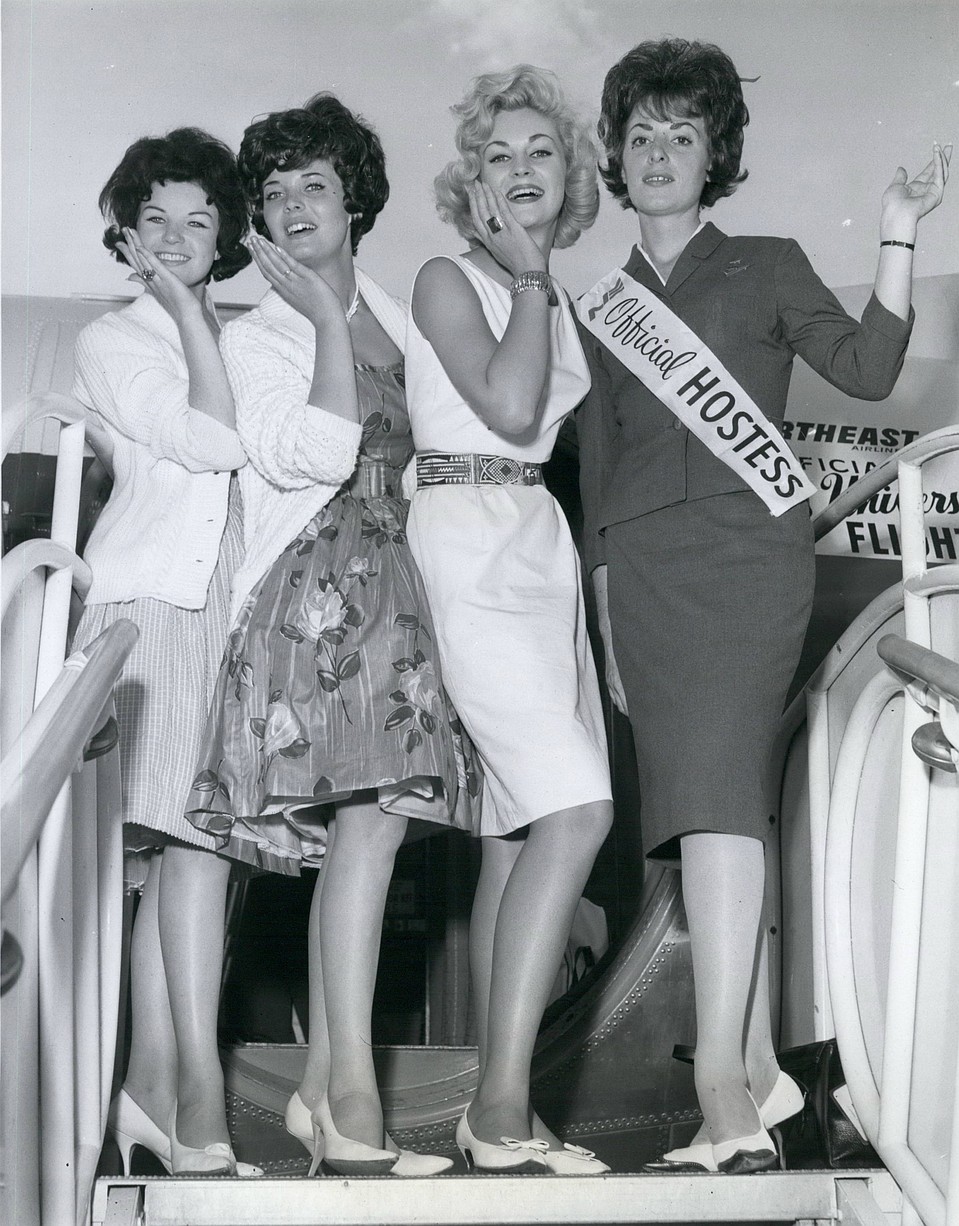 «Мисс Ирландия», «Мисс Уэльс» и «Мисс Англия» - участницы конкурса 1967 года. Фото: GLOBAL LOOK PRESS