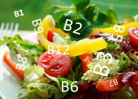 Содержание в продуктах витаминов группы B