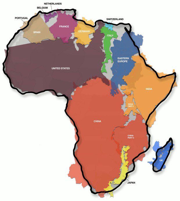 Территория Африки