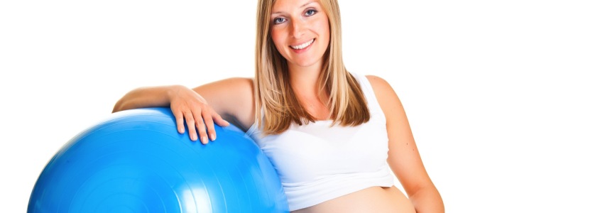 Гимнастика для беременных с мячом