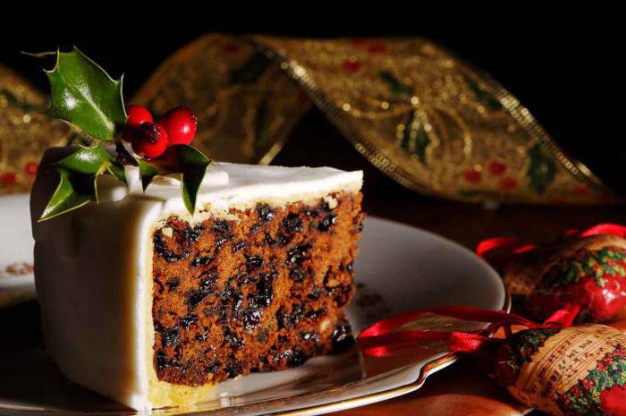 английский рождественский кекс с сухофруктами и орехами 