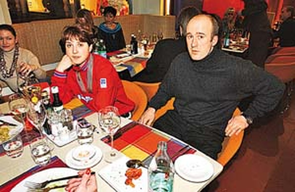 Ирина Слуцкая с мужем